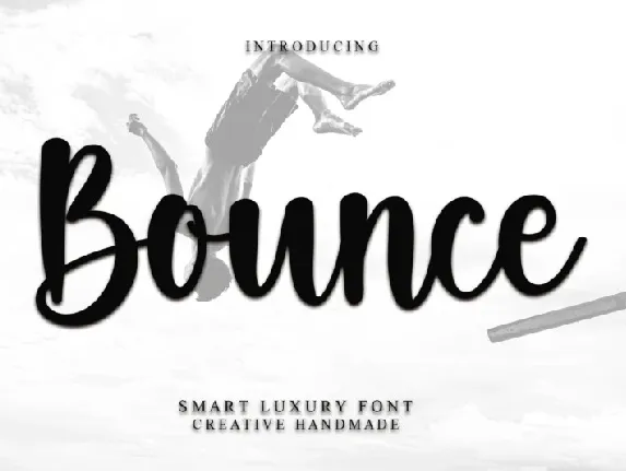 Bounce Typeface font