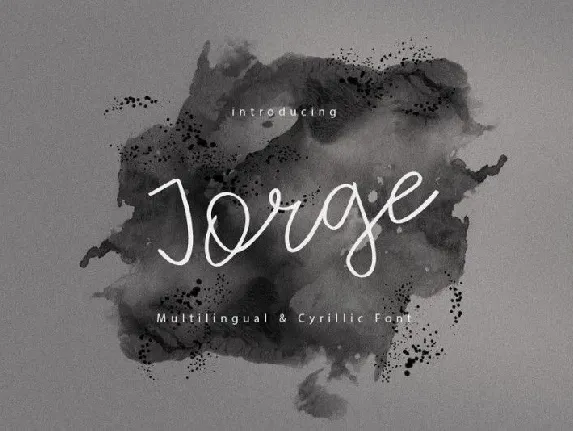 Jorge Handwritten font