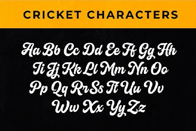 Cricket font