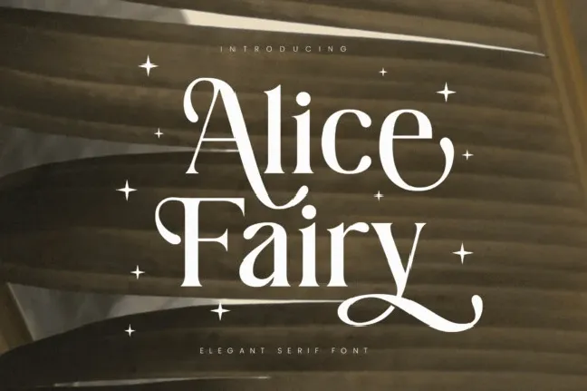 Alice Fairy font