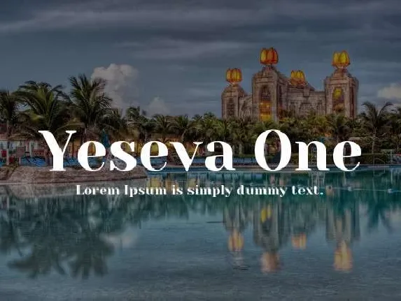 Yeseva One font