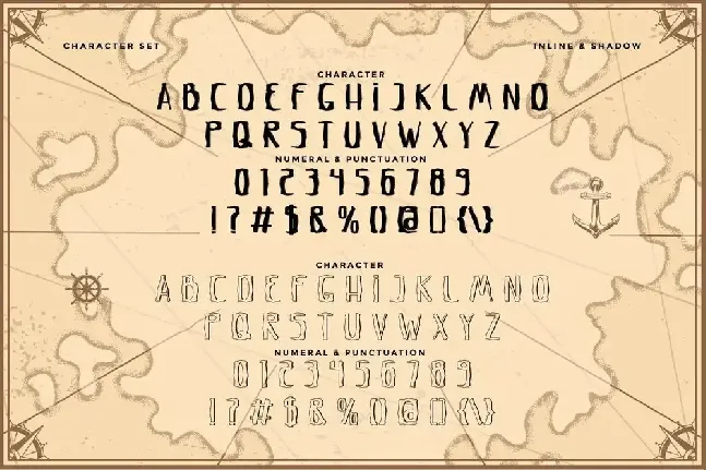 Crumpled Letter Demo font