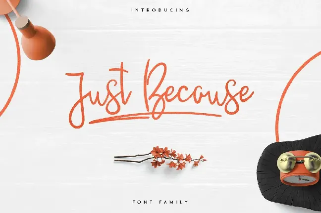 JustBecause font