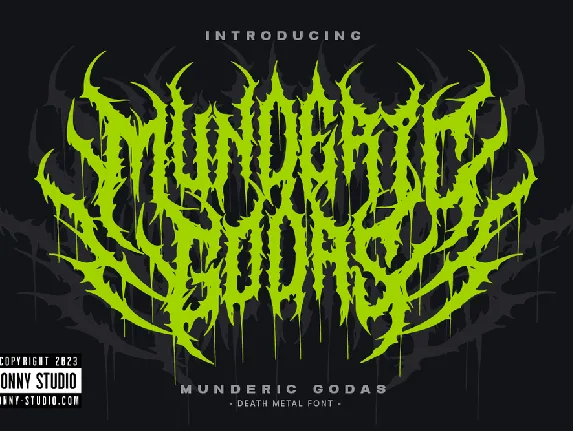 Munderic Godas DEMO font