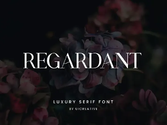 Regardant font