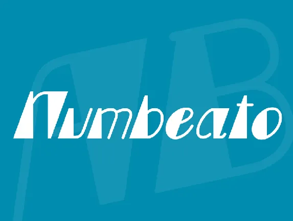 Numbeato font