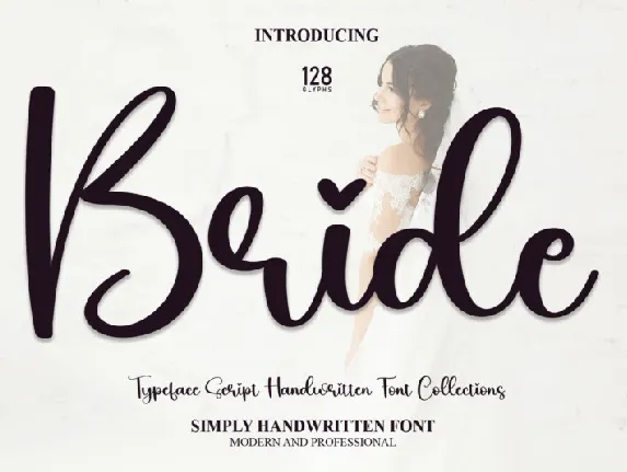 Bride Script font