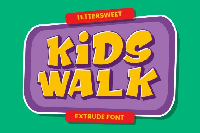 Kids Walk font