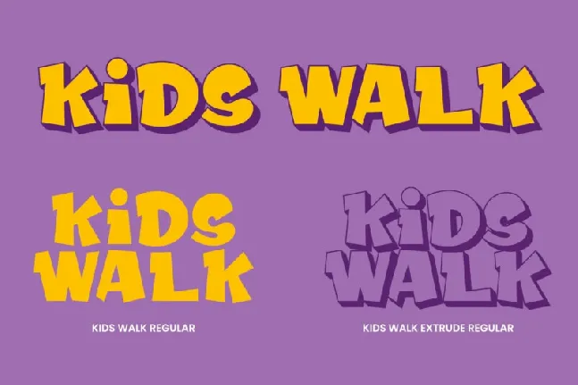 Kids Walk font