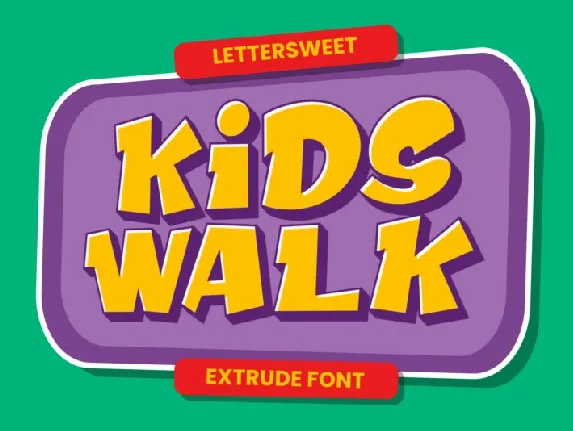 Kids Walk font