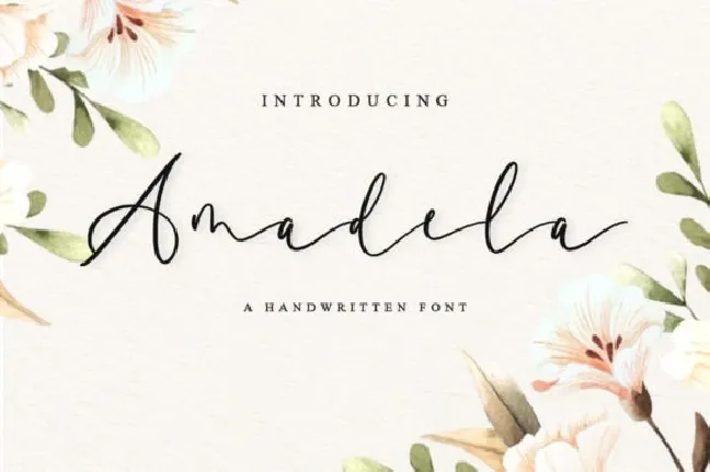 Amadela font