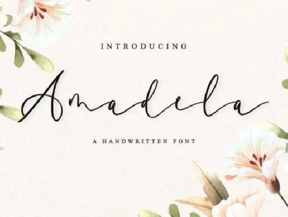 Amadela font