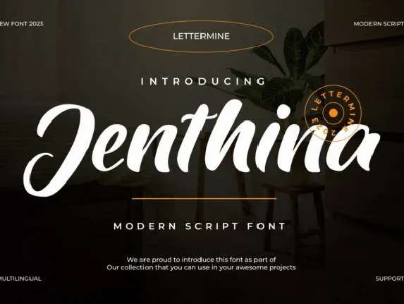 Jenthina font