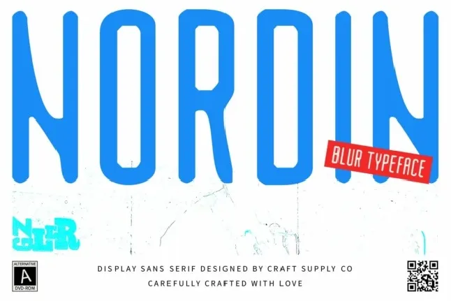 Nordin Blur font