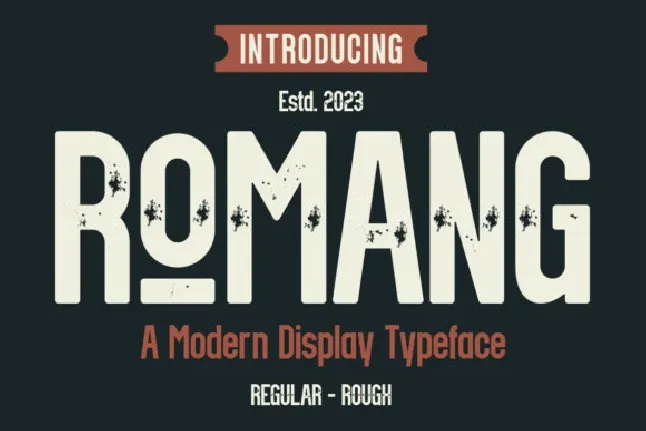 Romang font