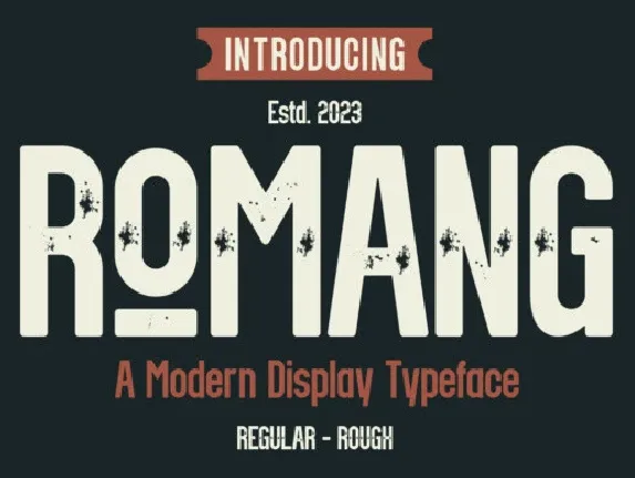 Romang font