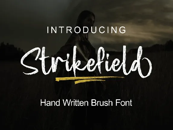 Strikefield font