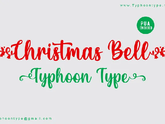 Christmas Bell - Personal Use font