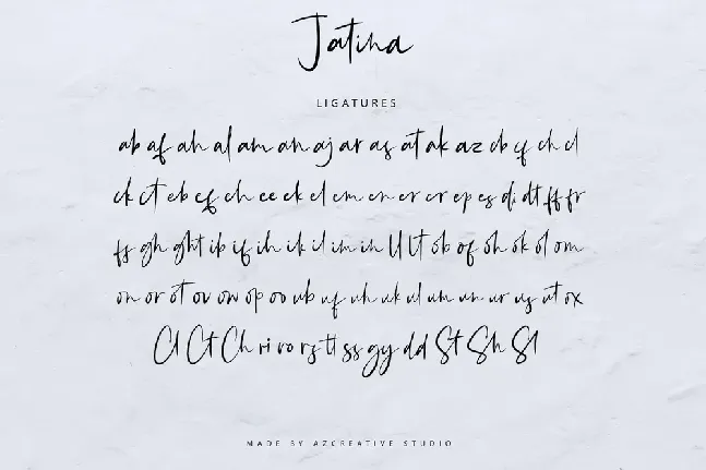 Jatina Script font