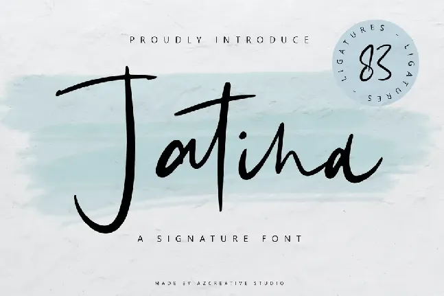 Jatina Script font