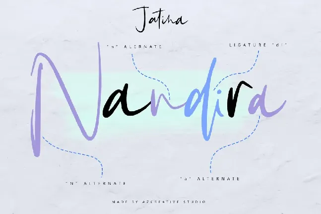 Jatina Script font