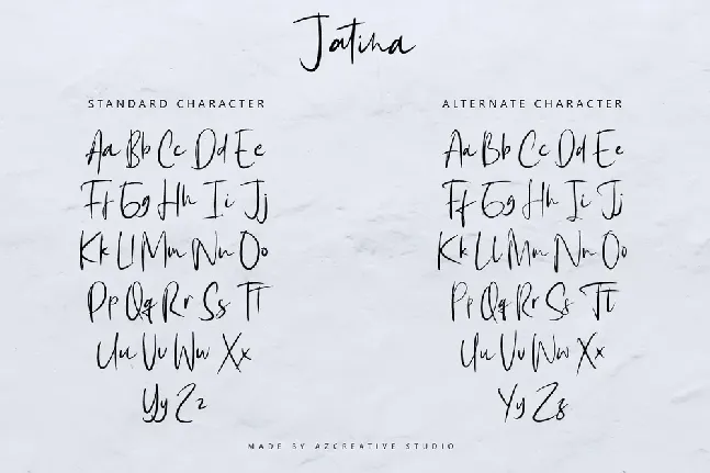 Jatina Script font