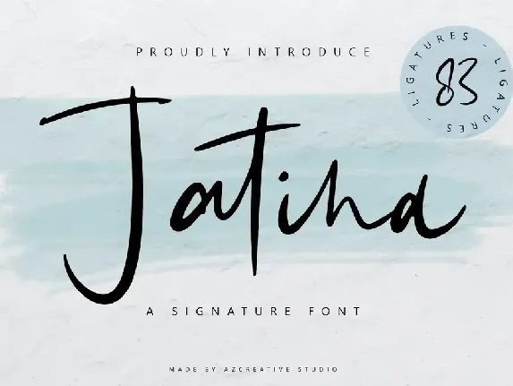 Jatina Script font