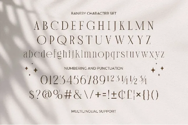 Banery font