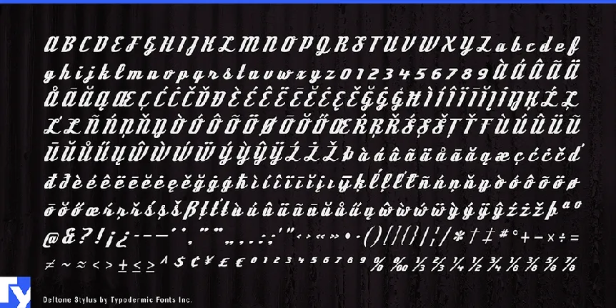 Deftone Stylus font