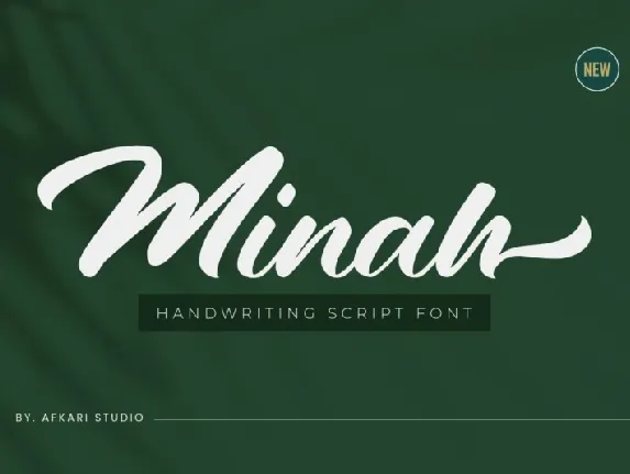 Minah font