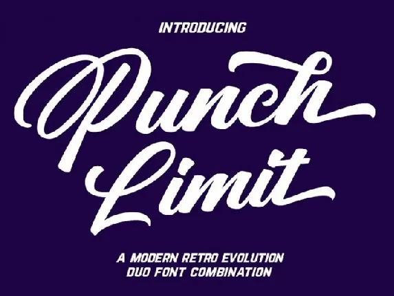 Punch Limit font