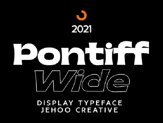 Pontiff Wide font