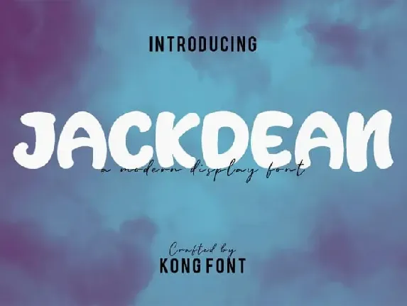 Jackdean Display font