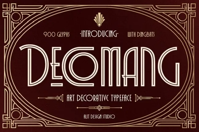 Decomang Hold font