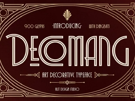 Decomang Hold font