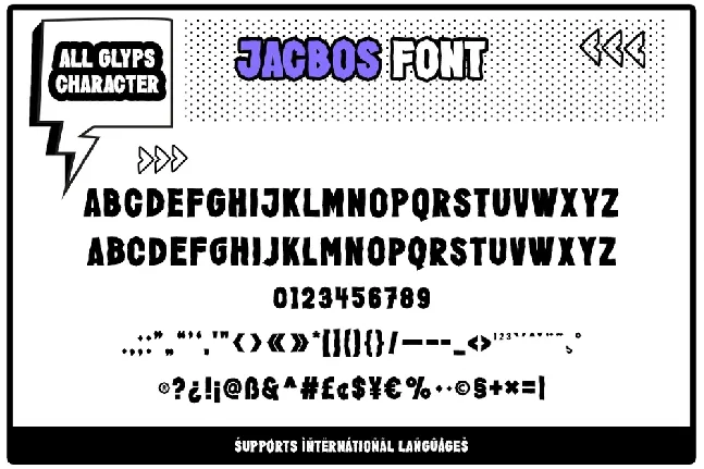 Jacbos font