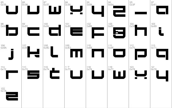 Sampa LDR font