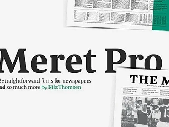 Meret Pro Family font