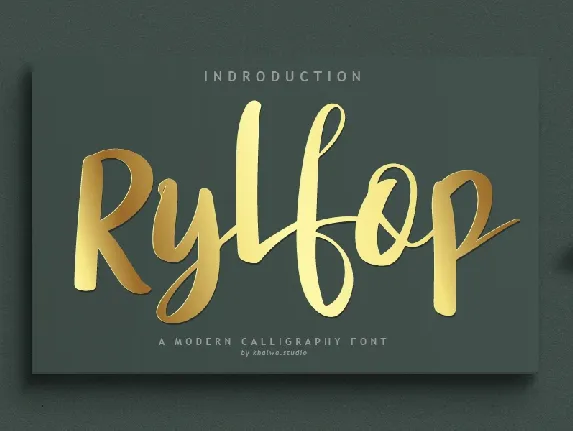 Rylfop font