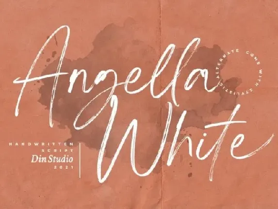 Angella White font