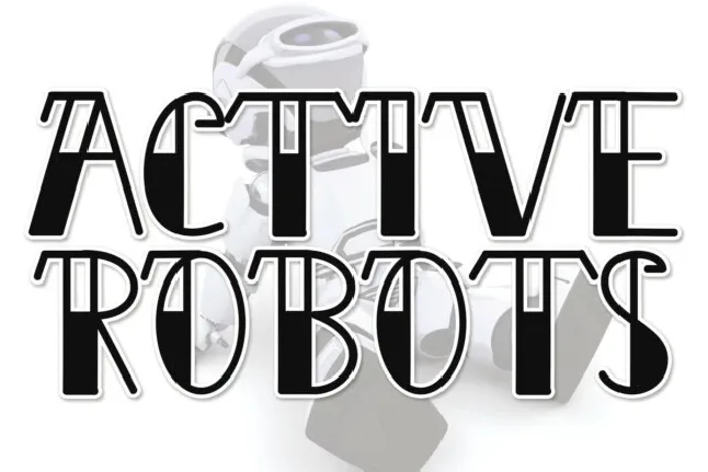 Active Robots Display font