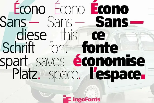 Econo Sans font