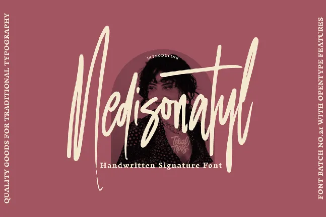 Medisonatyl Signature font