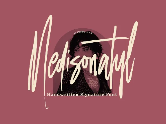 Medisonatyl Signature font