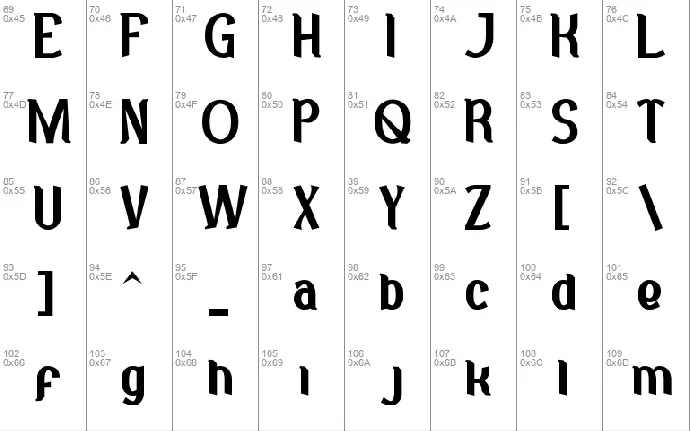 Batubara font