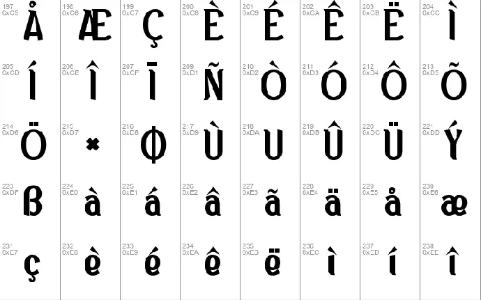 Batubara font