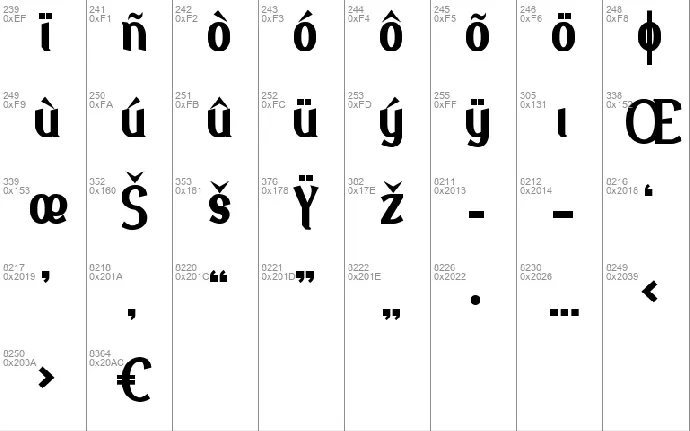 Batubara font