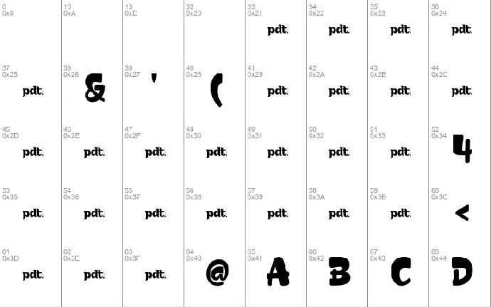 AREKOY PERSONAL USE font