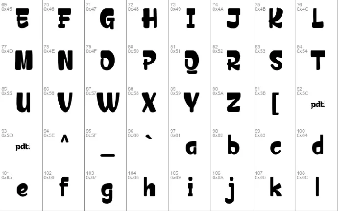 AREKOY PERSONAL USE font