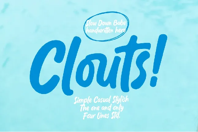 Clouts! font